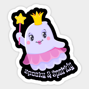 Spooky & Sparkly Ghost - Princess Touch Sticker